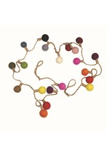 Hatale - Guirlande feutre lampions multicolore