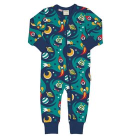 Maxomorra Zipsuit, Space (0-2j)