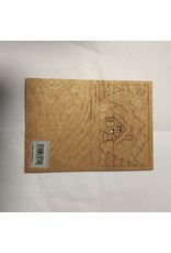 Ecodis - Carte en bois, montagnes sous la neige