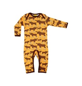 DUNS Sweden Jumpsuit, moose mustard (0-2j)