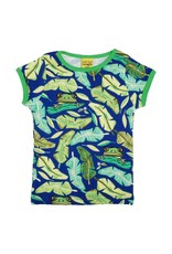 DUNS Sweden DunsSweden - Short Sleeve Top, Frog - Blue (3-16j)