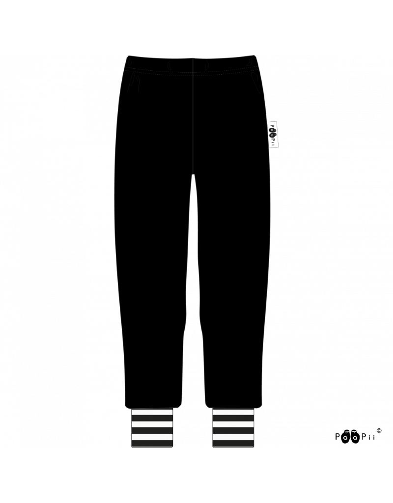 Paapii Paapii - RENTO sweatpants, black (3-16j)