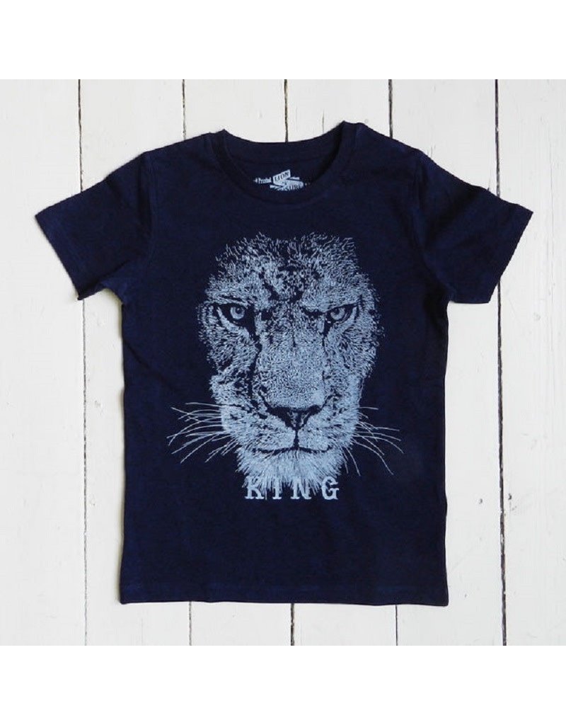 Lion of Leisure Lion of Leisure - T-shirt, lion king, blue/black melange (3-16j)