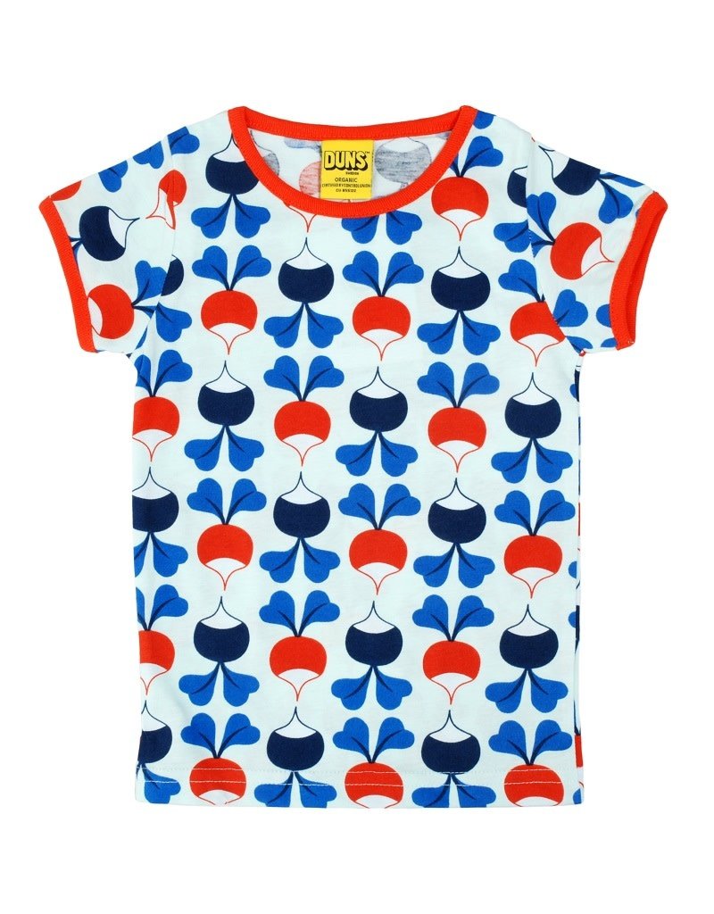 DUNS Sweden Duns Sweden - Short Sleeve Top, blue, big radish (0-2j)