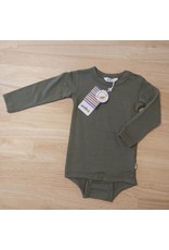 Joha Joha - Body ls, wool, dark sage (0-2j)