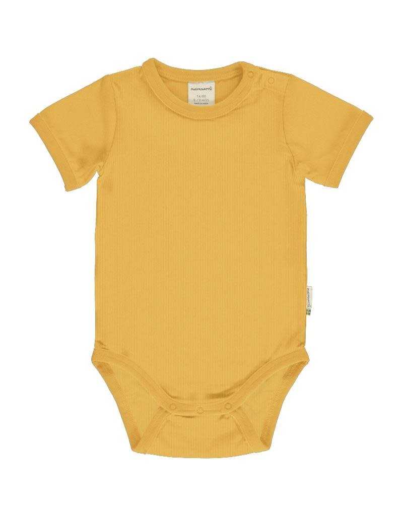 Maxomorra Maxomorra - Body SS Solid DESERT (0-2j)