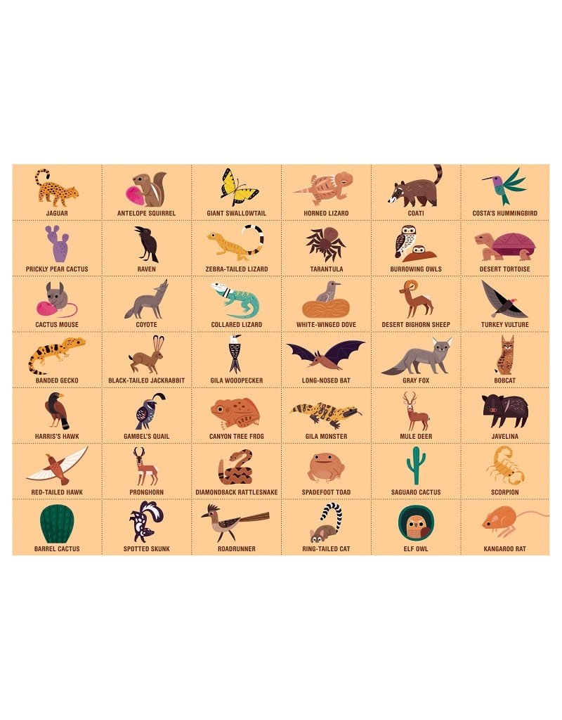 Mudpuppy Mudpuppy - Search & Find puzzle, Southwest desert, 64 stukken