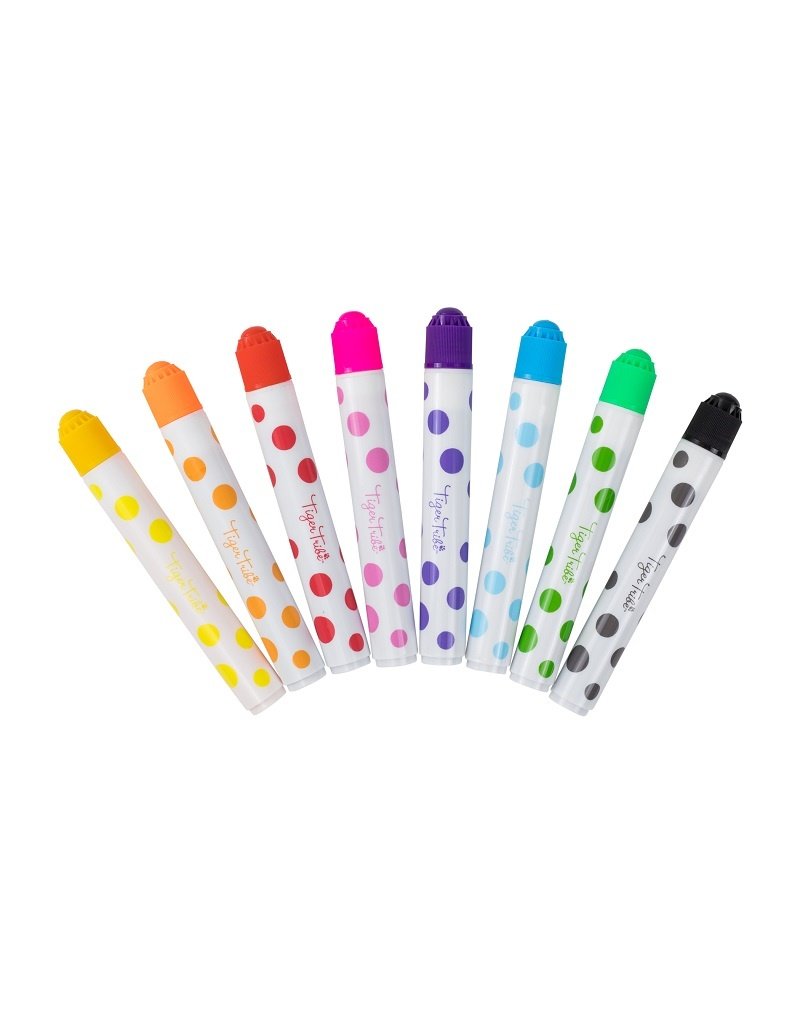 Tiger Tribe Tiger Tribe - Dot paints, 8 stuks