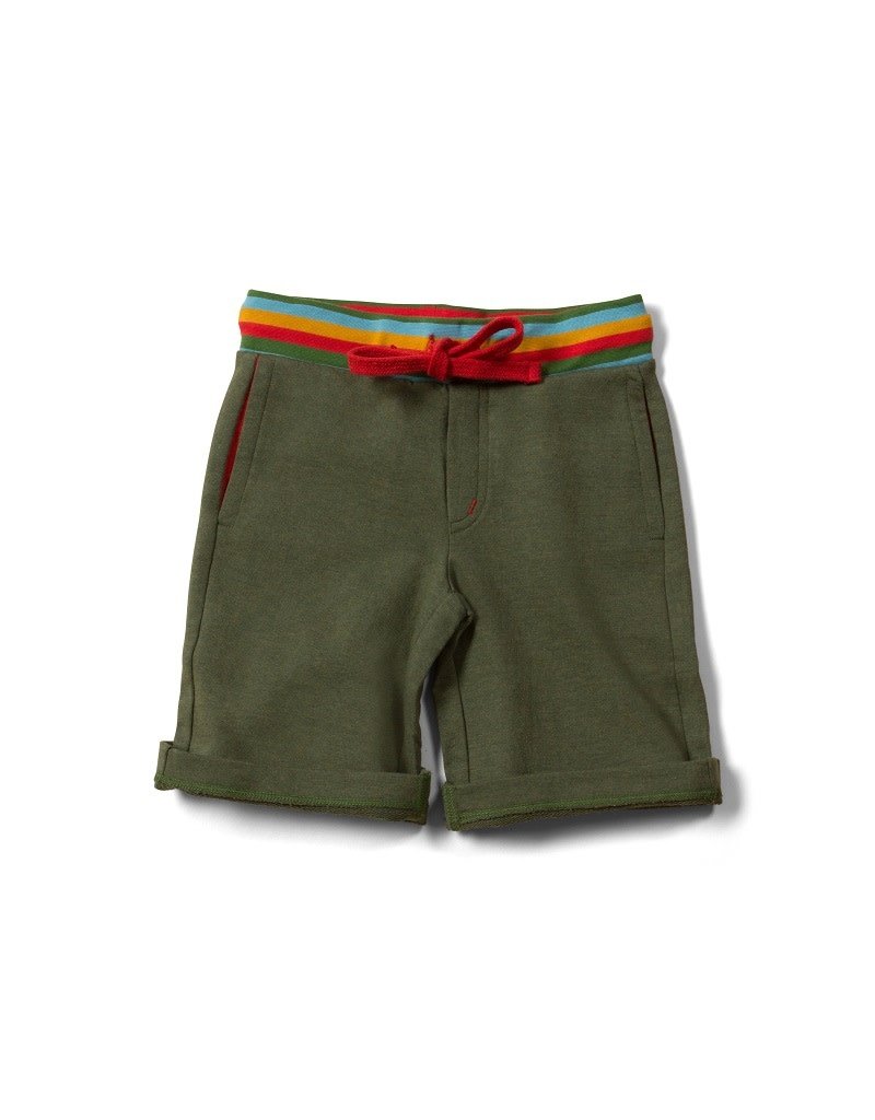 Little Green Radicals Little Green Radicals - Green marl comfy joggers short (0-2j)