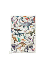 Crocodile Creek Crocodile Creek - Tin Puzzle 150 stukken, world of dinosaurs