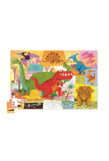 Crocodile Creek Crocodile Creek - Tin Puzzle Dino world, 50 pcs