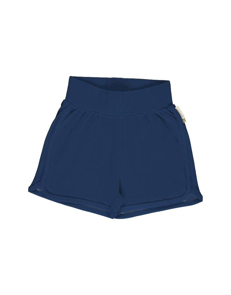 Maxomorra Maxomorra - Runner Shorts Solid Navy (3-16j)