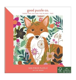 Good puzzle company Puzzel, fox and flowers