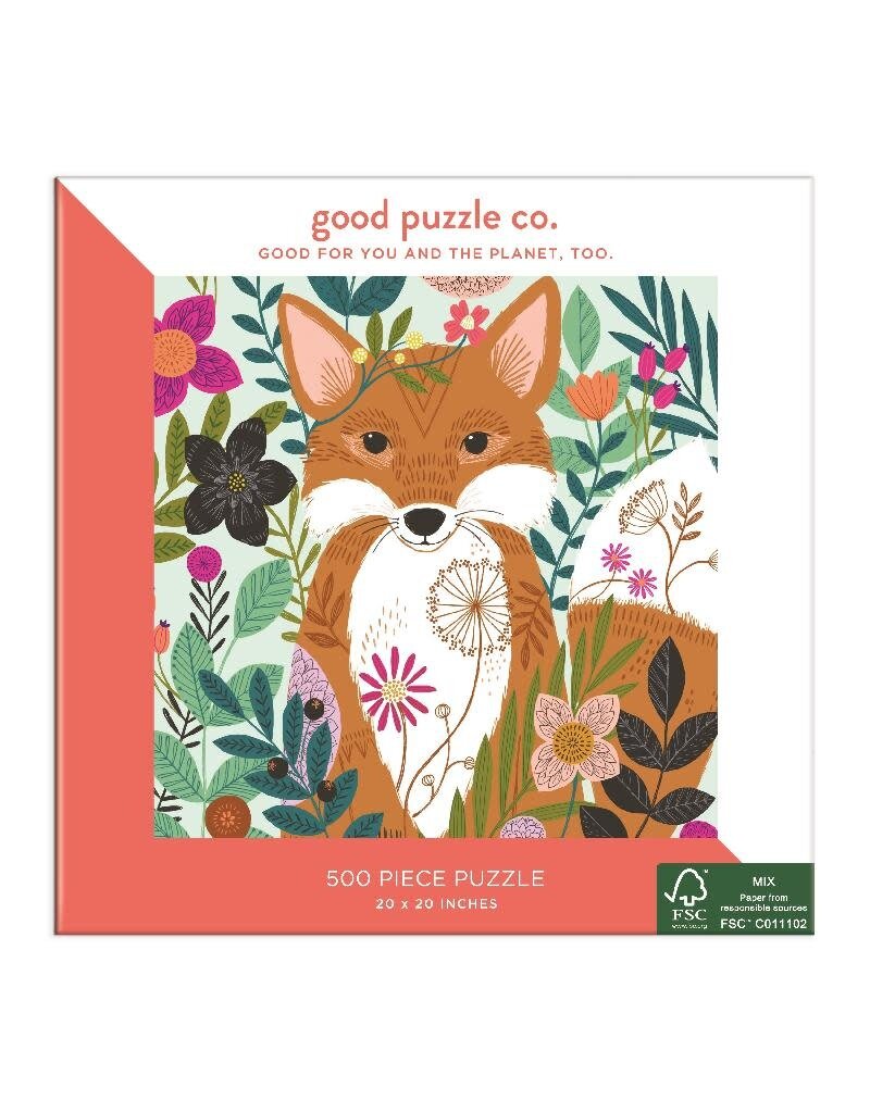 Good puzzle company Good puzzle company - Puzzle, fox and flowers
