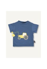 Ubang Ubang - baby tractor tee, blue (0-2j)