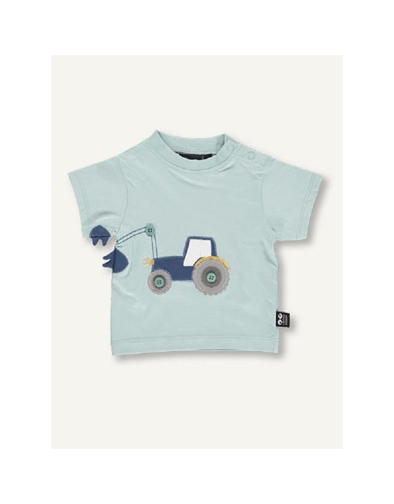 Ubang Ubang - baby tractor tee, blue haze (0-2j)