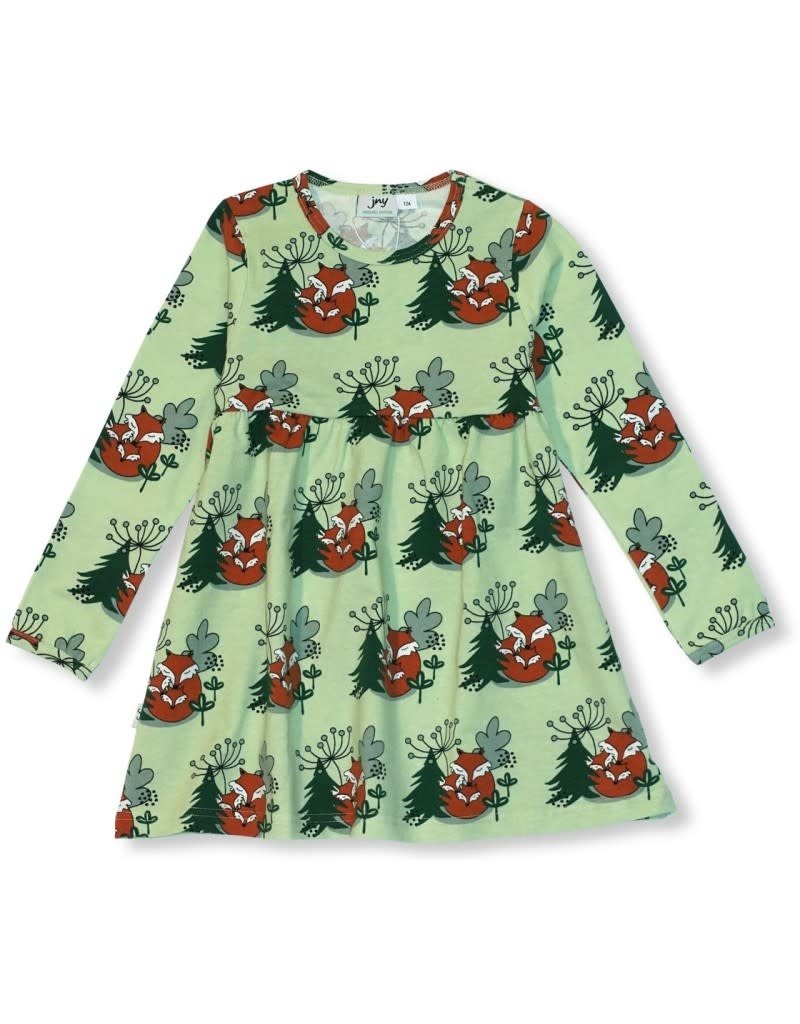 JNY JNY - Sweetdress ls, cuddling foxes (0-2j)