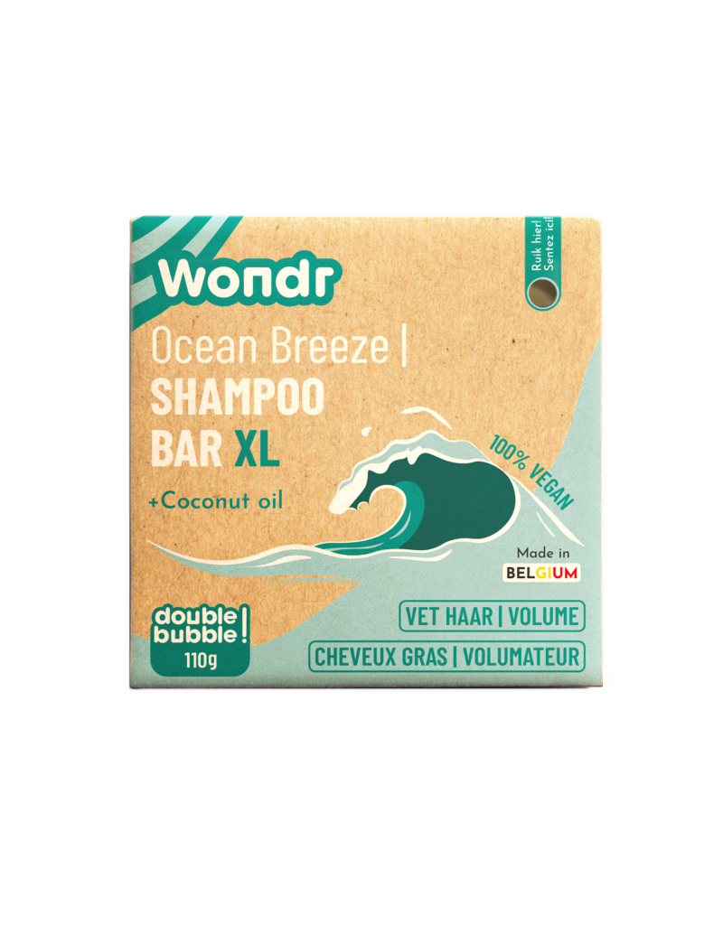 Wondr Wondr - Shampoo bar XL, Ocean breeze