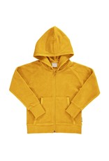 Maxomorra Maxomorra - Cardigan Hood Velour AMBER (0-2j)