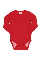 Maxomorra Maxomorra - Body LS Solid RUBY (0-2j)