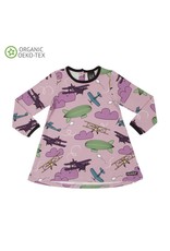 Villervalla Villervalla - Tunic ls, aircraft, orchid (0-2j)