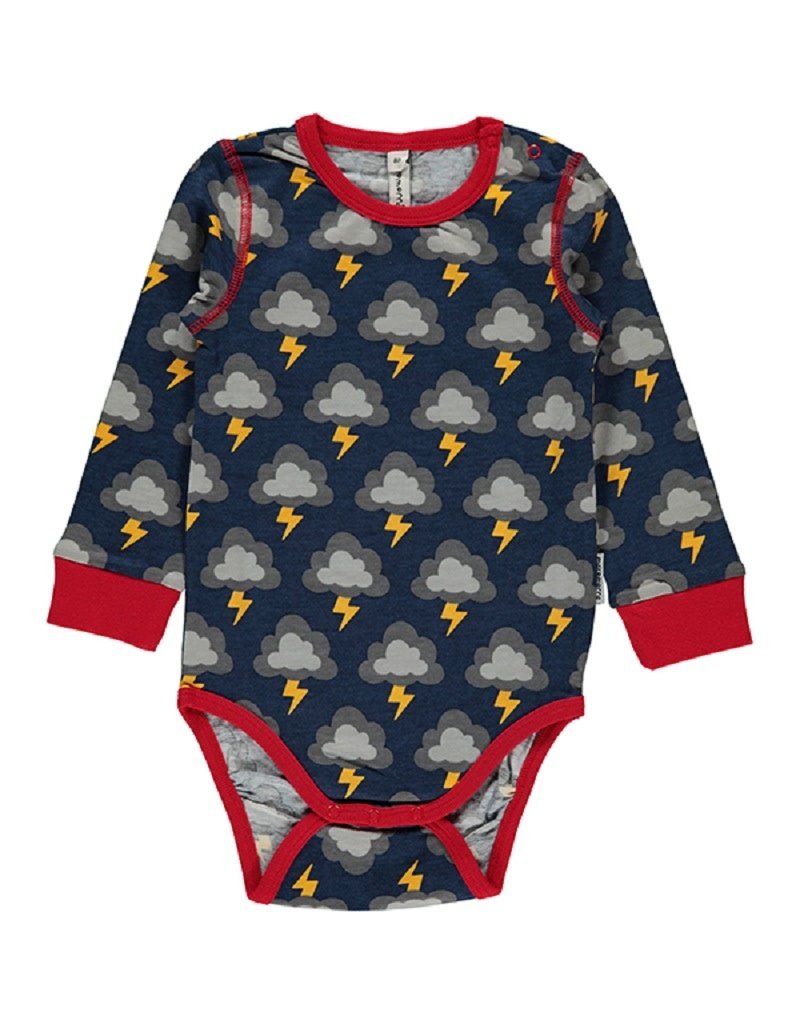 Maxomorra Maxomorra - Body ls, lightning (0-2j)