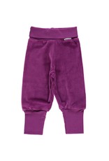 Maxomorra Maxomorra - Pants rib velour, purple (0-2j)