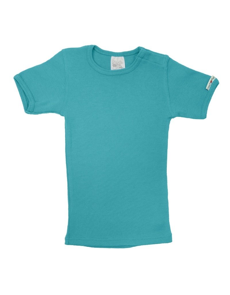 ManyMonths ManyMonths - Shirt short sleeve 4-season, aqua blue (0-2j)