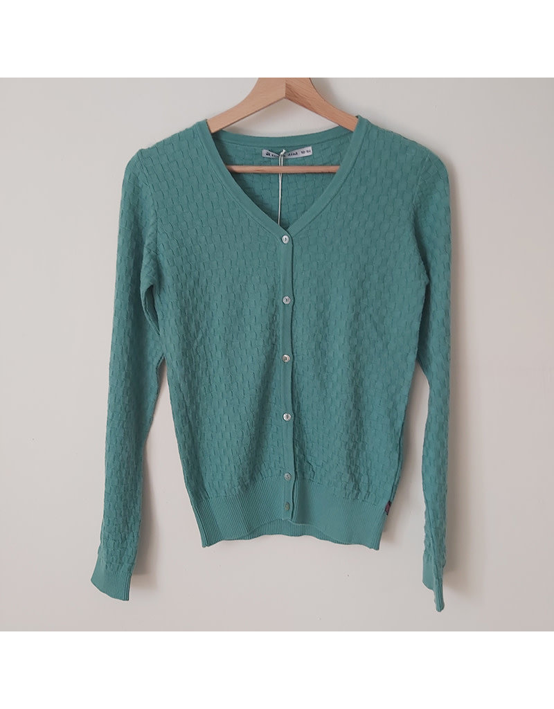 Froy & Dind Froy & Dind - Cardigan gerdy, stone turquoise (3-16j)