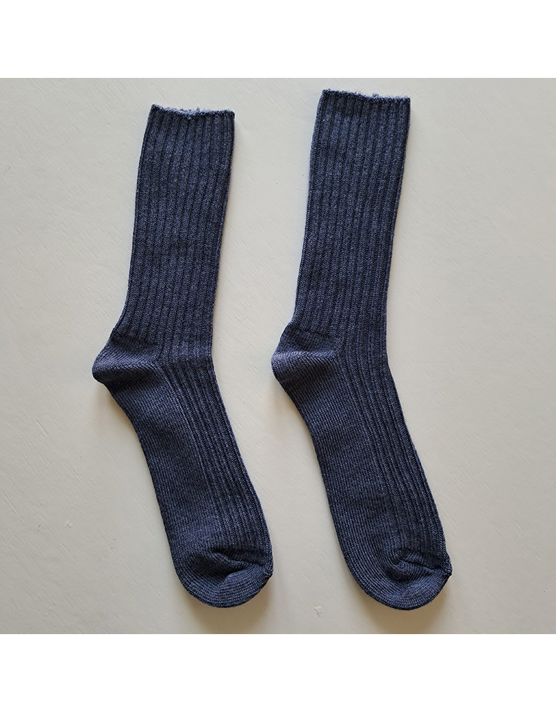 Joha Joha - Wool socks, denim melange