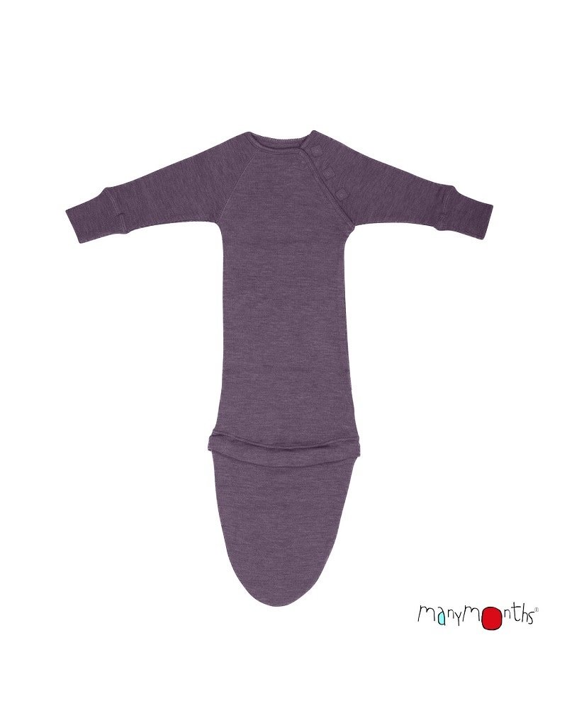 ManyMonths ManyMonths - Sleeping pouch with extension, Dusty grape (0-2j)