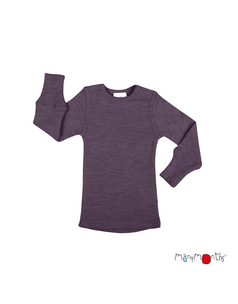 ManyMonths ManyMonths - Shirt long sleeve, Dusty Grape (3-16j)