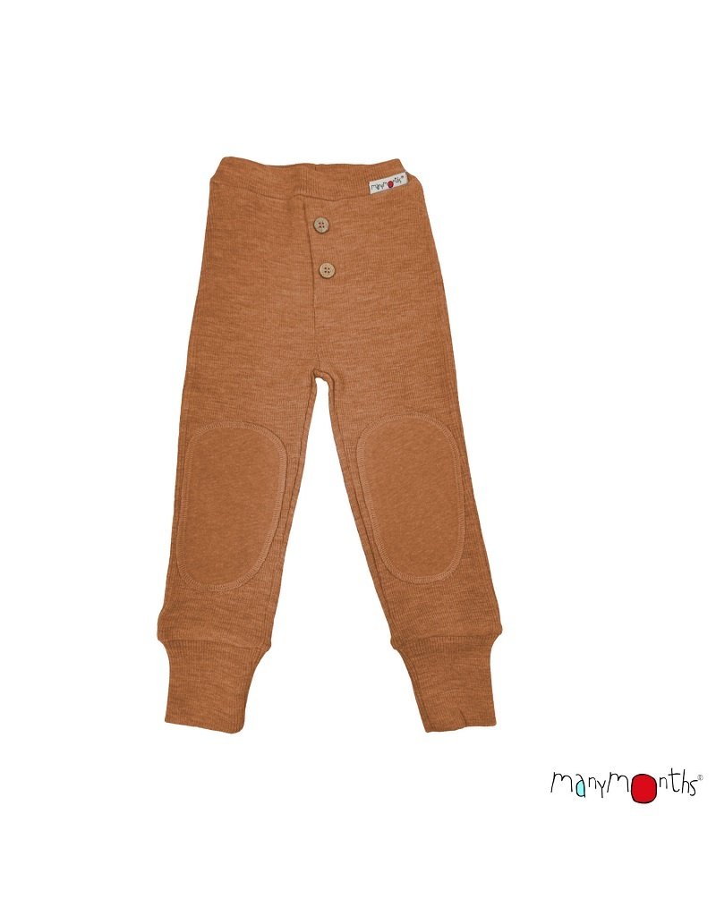 ManyMonths ManyMonths - Baby joggers with knee patches, Potter's clay (0-2j)