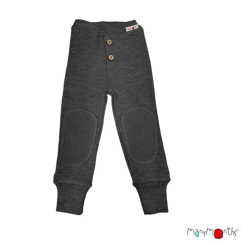 ManyMonths Natural Woollies Unisex Leggings with Knee Patches