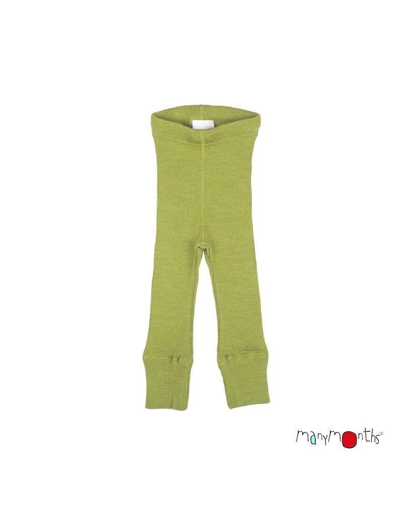 ManyMonths ManyMonths - Unisex leggings, pea purée (0-2j)