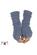MaM MaM - Long fingerless mittens, Blue Mist