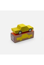 Waytoplay Waytoplay - Wooden toy car, yellow