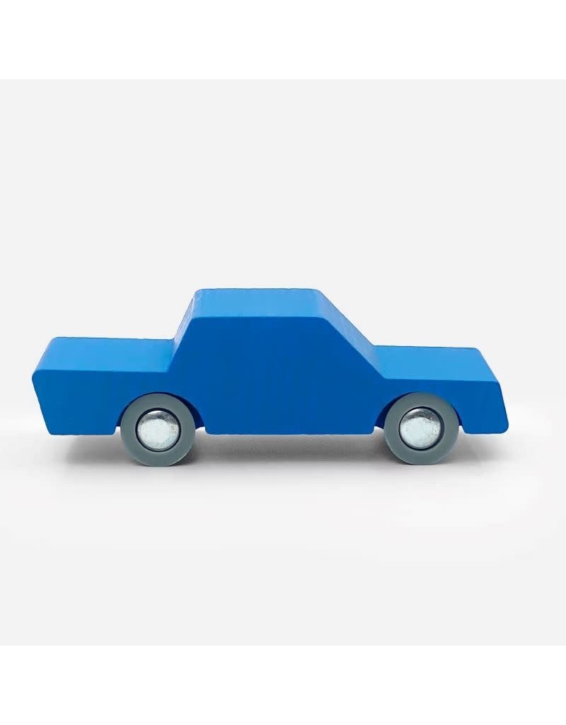 Waytoplay Waytoplay - Wooden toy car, blue