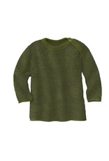 Disana Disana - Melange jumper, olive/anthracite (3-16j)