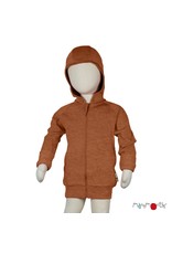 ManyMonths ManyMonths - Hooded Zip Cardigan, Potter's clay (3-16j)