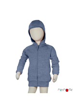 ManyMonths ManyMonths - Hooded Zip Cardigan, Blue mist (3-16j)