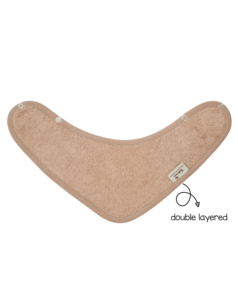Timboo Timboo - Bandana bib doubled, savannah sand