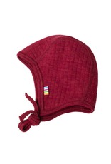 Joha Joha - Helmet double basic, wool, fuchsia melange (0-2j)