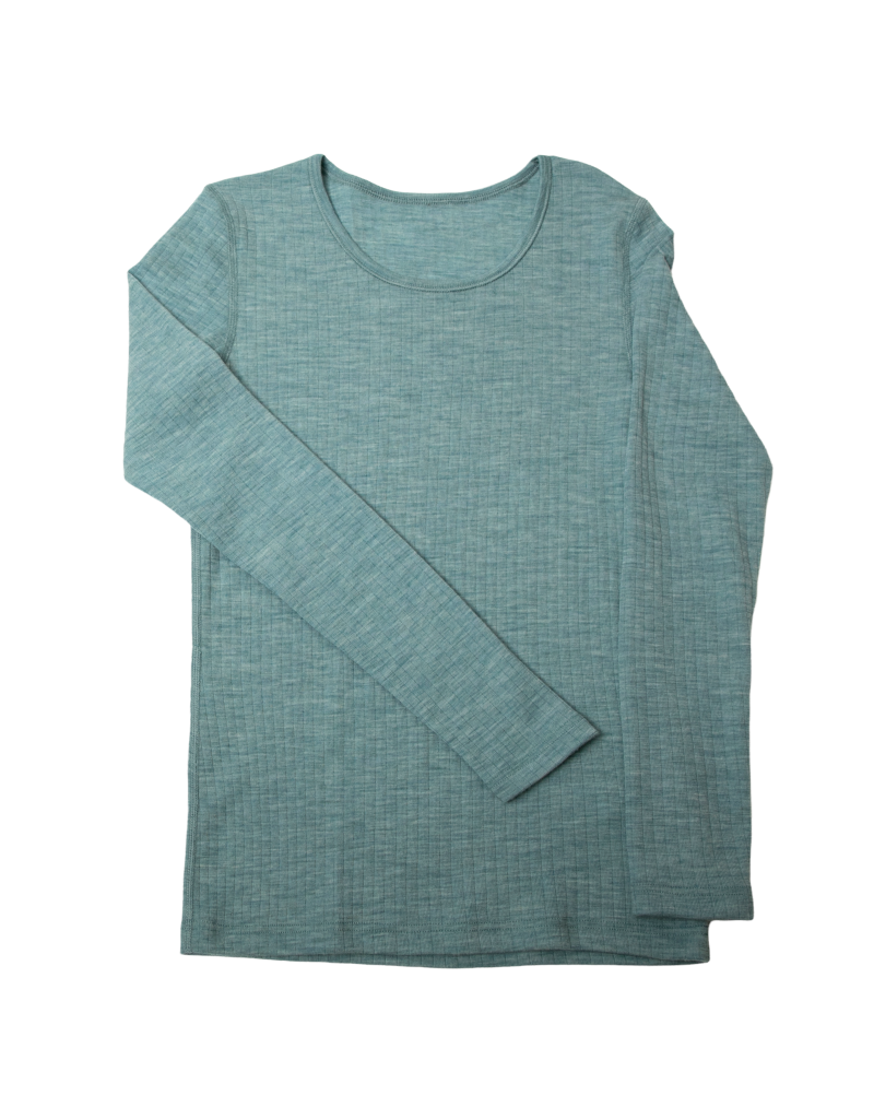 Joha Joha - Shirt ls basic, aqua melange (3-16j)