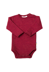 Joha Joha - Body ls basic, wool, Fuchsia melange (0-2j)