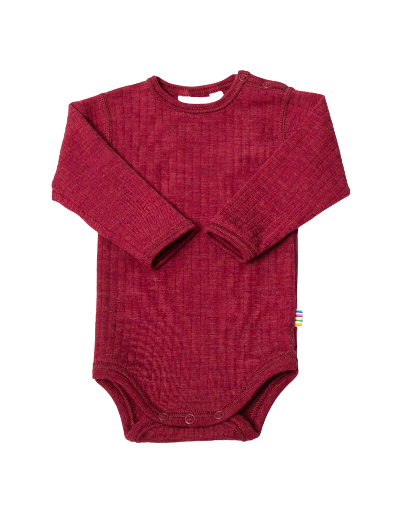 Joha Joha - Body ls basic, wool, Fuchsia melange (0-2j)