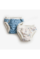 Vimse Vimse - Training pants, Blue Dots/White Teddy, 2-pack