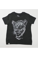 Lion of Leisure Lion of Leisure - T-shirt, logo lion, charcoal