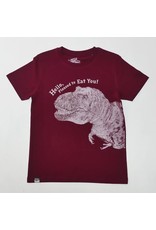 Lion of Leisure Lion of Leisure - T-shirt, Dino, burgundy (3-16j)