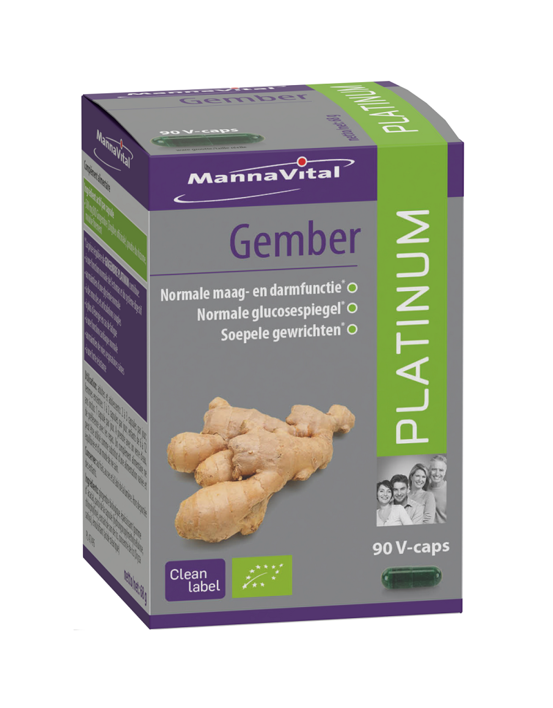 Mannavital Mannavital - Gember, 90 capsules